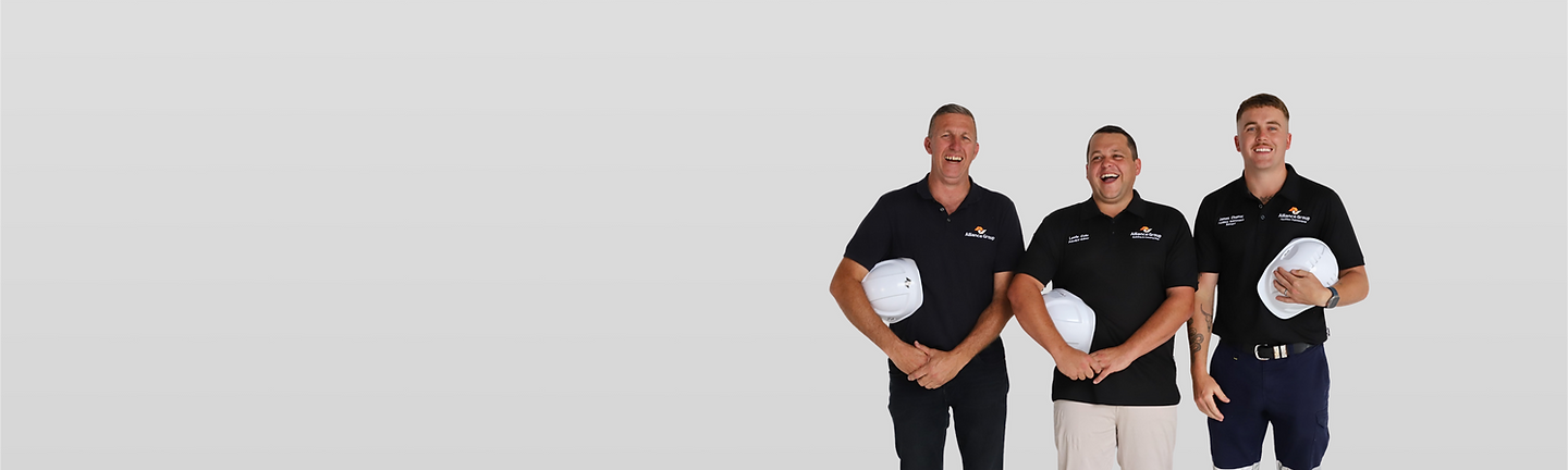 The Alliance team of trades on site