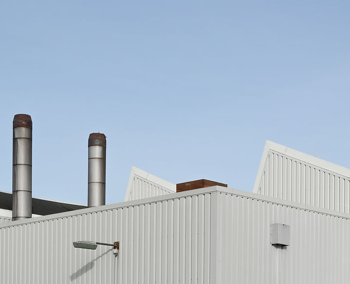 Industrial building exterior