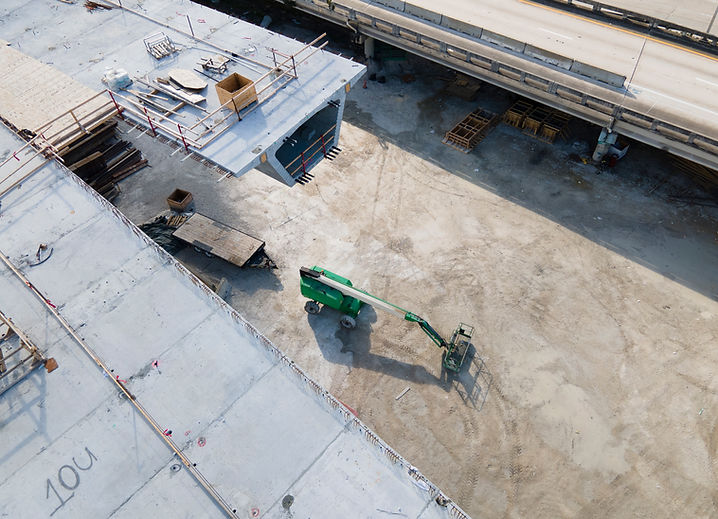 Construction site overview